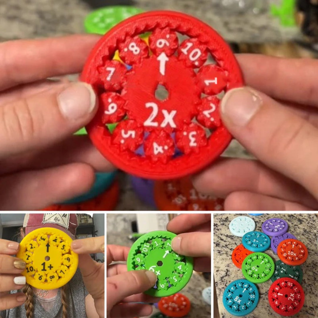 Counting Spinner Set - Educational Math Toy