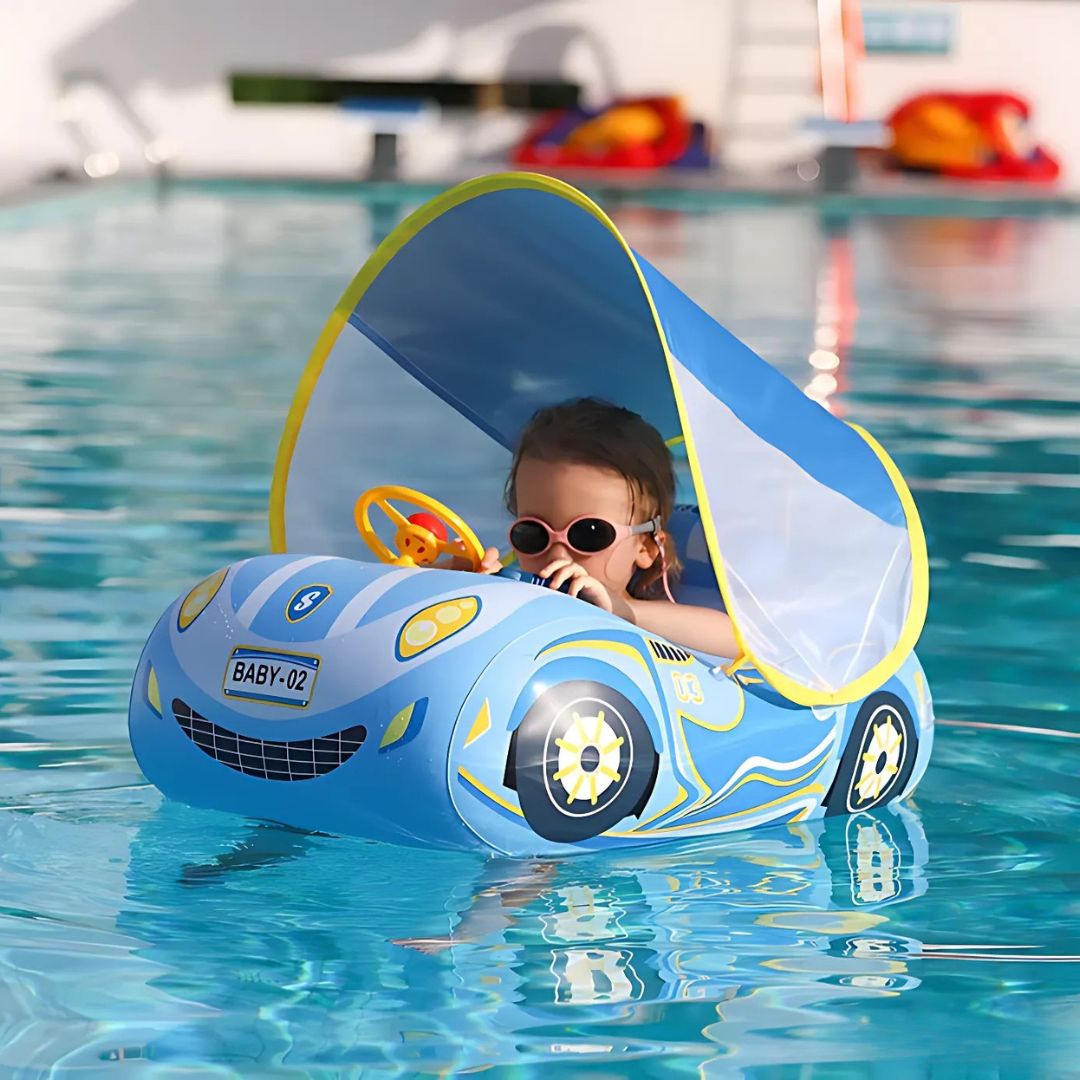 Infant Swimming Ring with Canopy – Safe and Fun Water Play