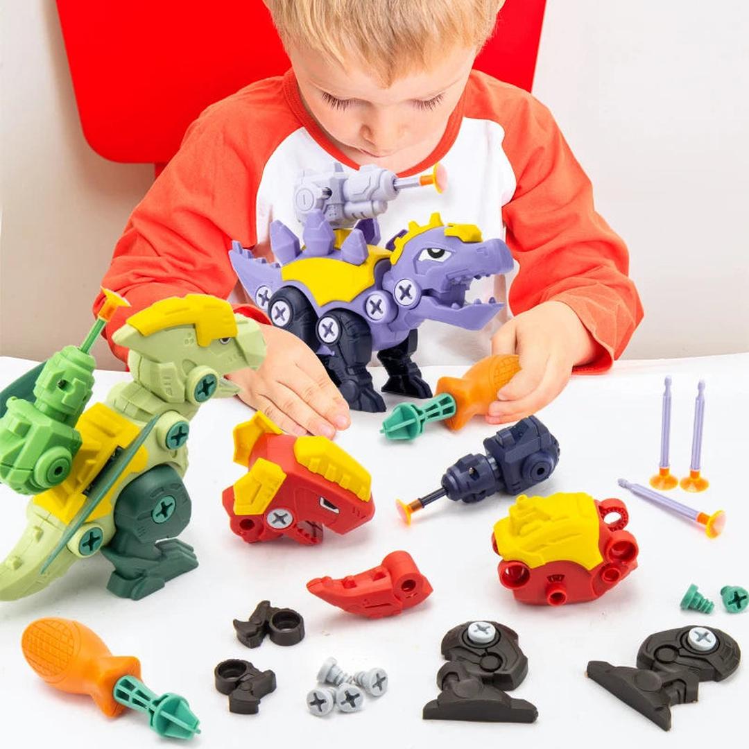 Dinosaur Building Kit with Suction Cup – Imaginative Construction Fun