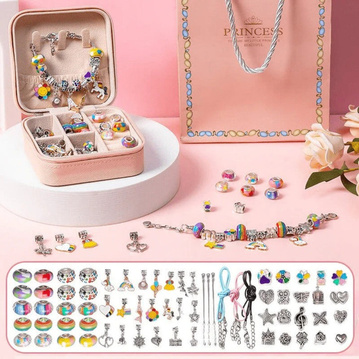 Customizable Bracelet Craft Kit with Storage Box