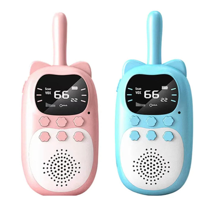 Rechargeable Walkie-Talkies - Communication Kit with a Range of 3 km