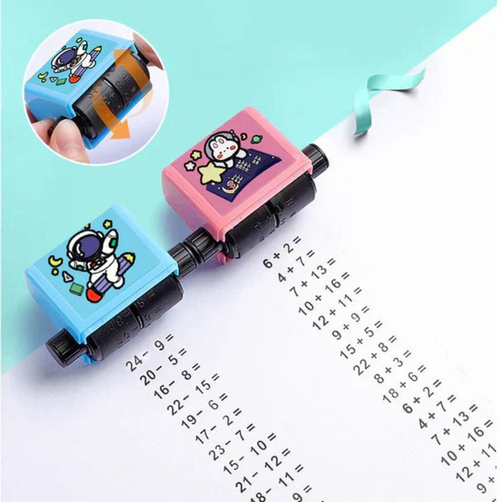 Math Stamp Set: Addition, Subtraction, Multiplication, and Division Practice