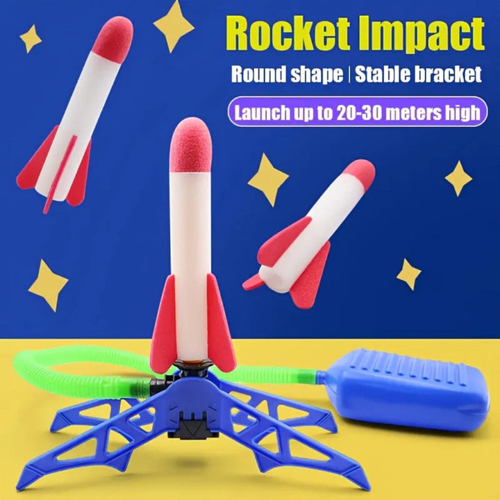 Outdoor Soccer Game Rocket Toy Set