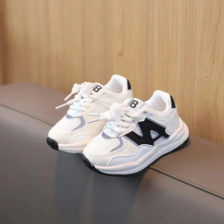 Laced Casual Sneakers - Versatile Sports Shoes