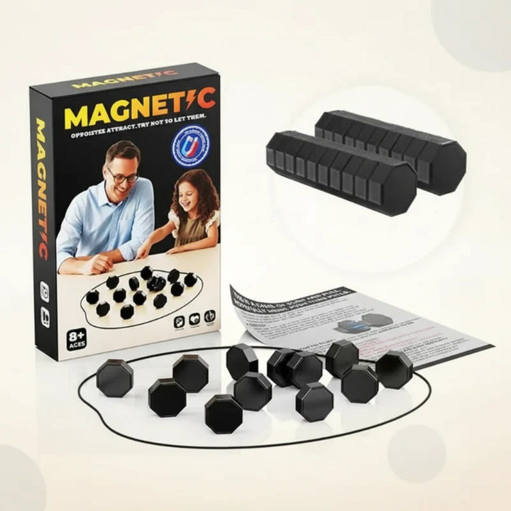 Magnetic Strategy Stone Game - Engaging Board Game for All Ages
