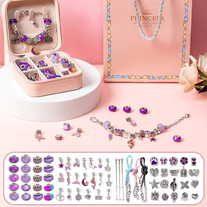 Customizable Bracelet Craft Kit with Storage Box