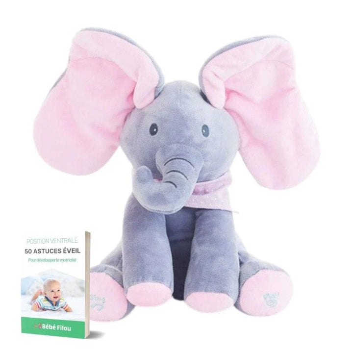 Plush Musical Elephant Hide-and-Seek Toy