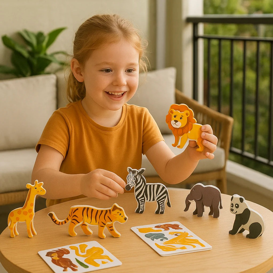 3D Cartoon Puzzle: Fun Construction Toy for Kids