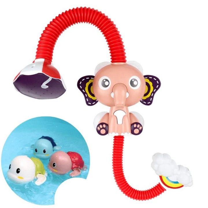 Water-Flowing Bath Elephant Shower Head