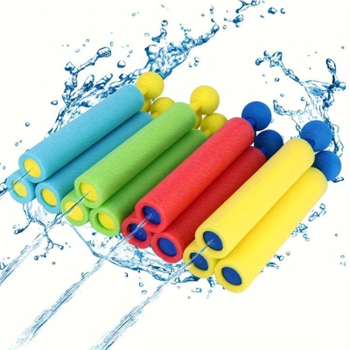 2-Pack Mini Water Guns - Stretchable Beach Toys
