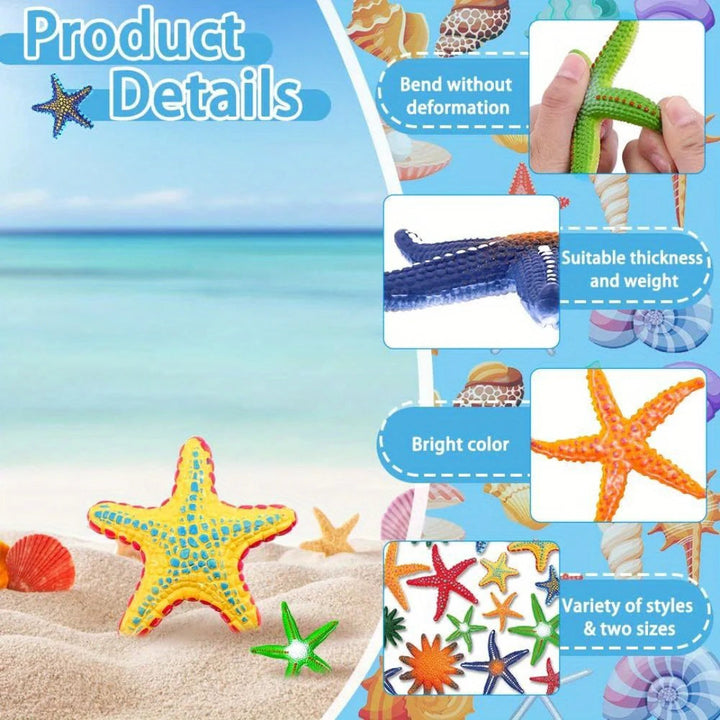 Starfish Beach Toy – Soft PVC Rubber for Pool and Sand Fun