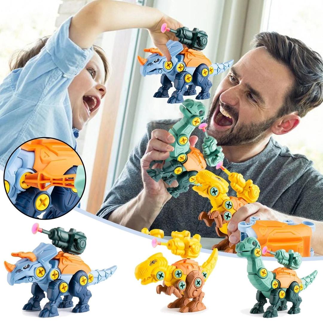 Dinosaur Building Kit with Suction Cup – Imaginative Construction Fun