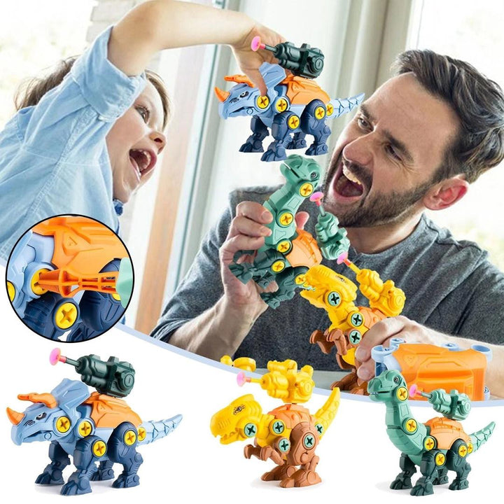 Dinosaur Building Kit with Suction Cup – Imaginative Construction Fun