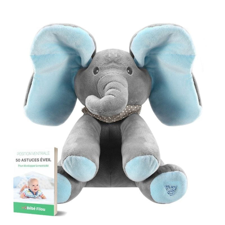 Plush Musical Elephant Hide-and-Seek Toy