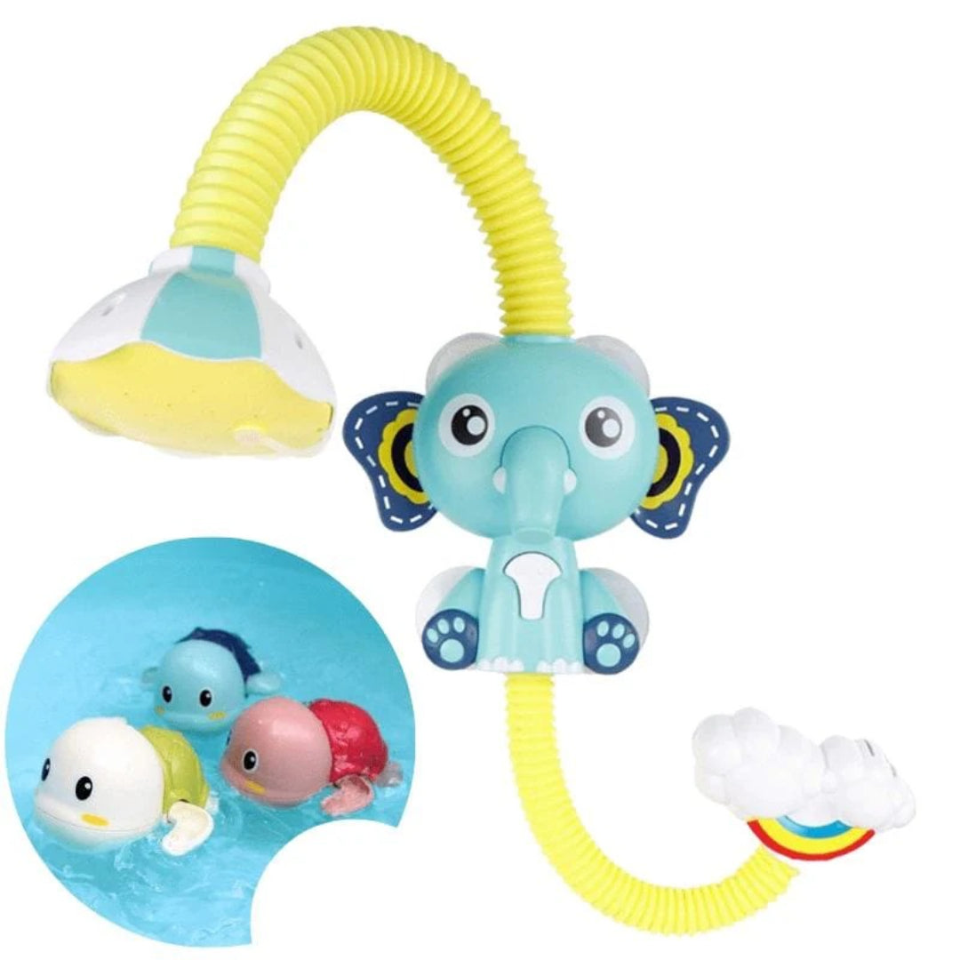 Water-Flowing Bath Elephant Shower Head