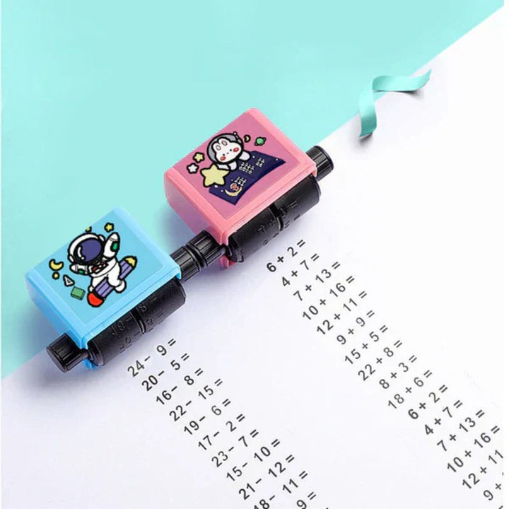 Math Stamp Set: Addition, Subtraction, Multiplication, and Division Practice