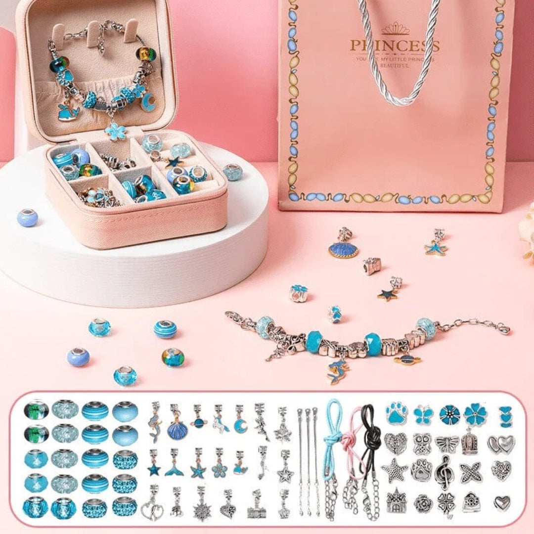 Customizable Bracelet Craft Kit with Storage Box