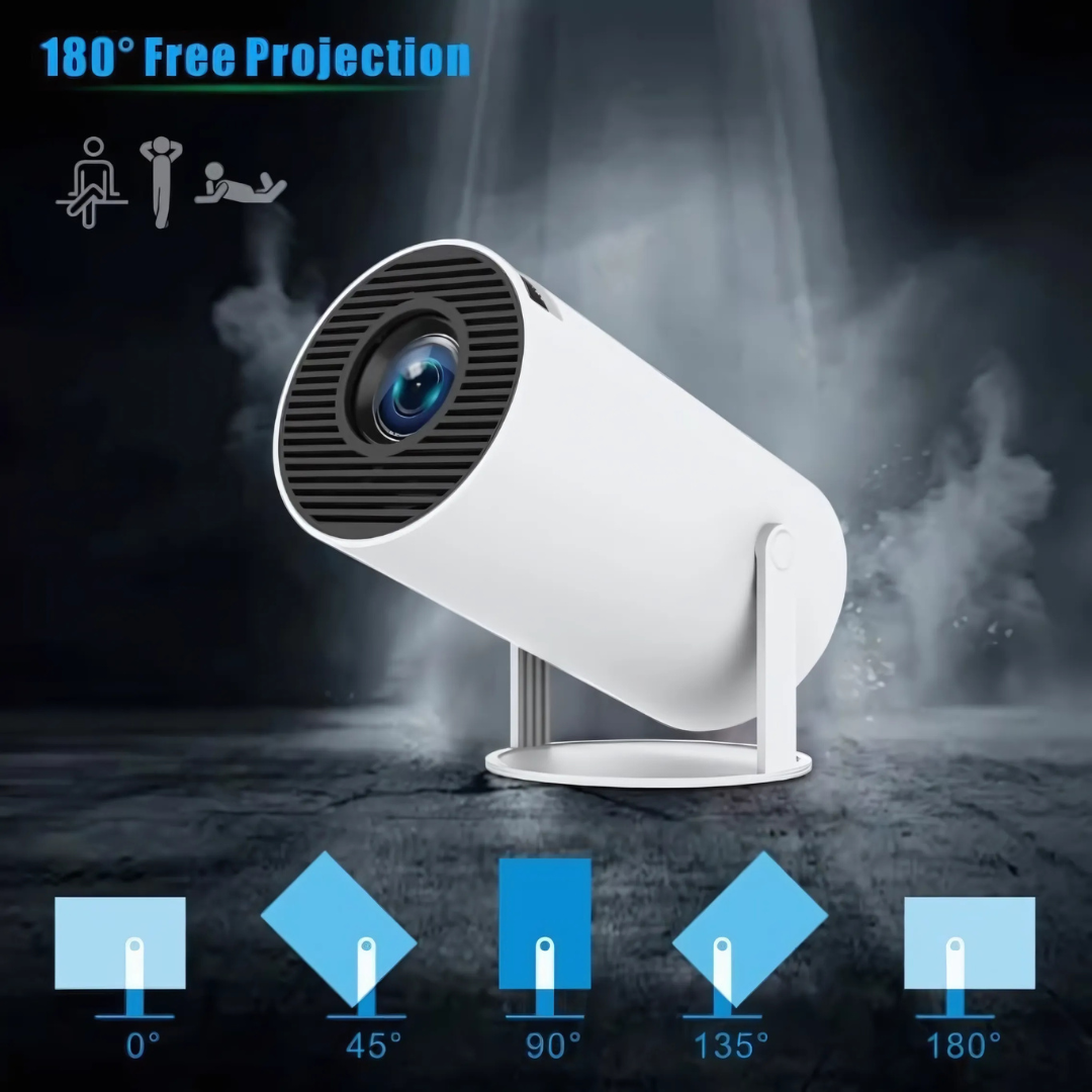 Compact 4K Mini Bluetooth WiFi Projector