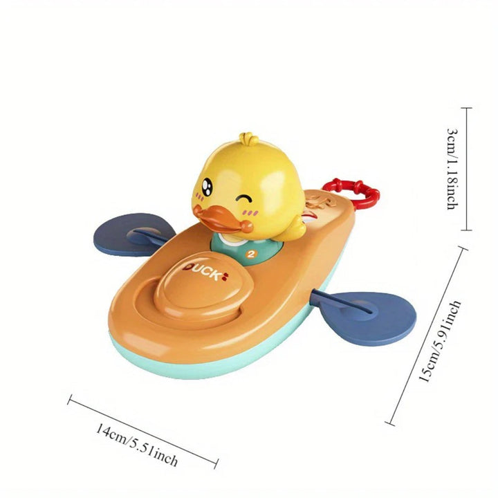 Yellow Floating Bath Duck - ABS Toy for Pool and Bathtub Fun