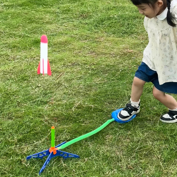 Outdoor Soccer Game Rocket Toy Set