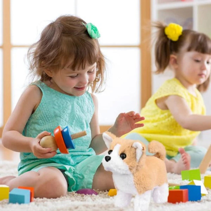 Realistic Plush Interactive Moving Dog Toy