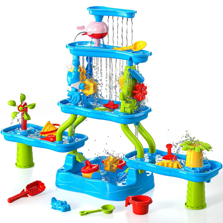 4-Tier Outdoor Sand and Water Activity Table