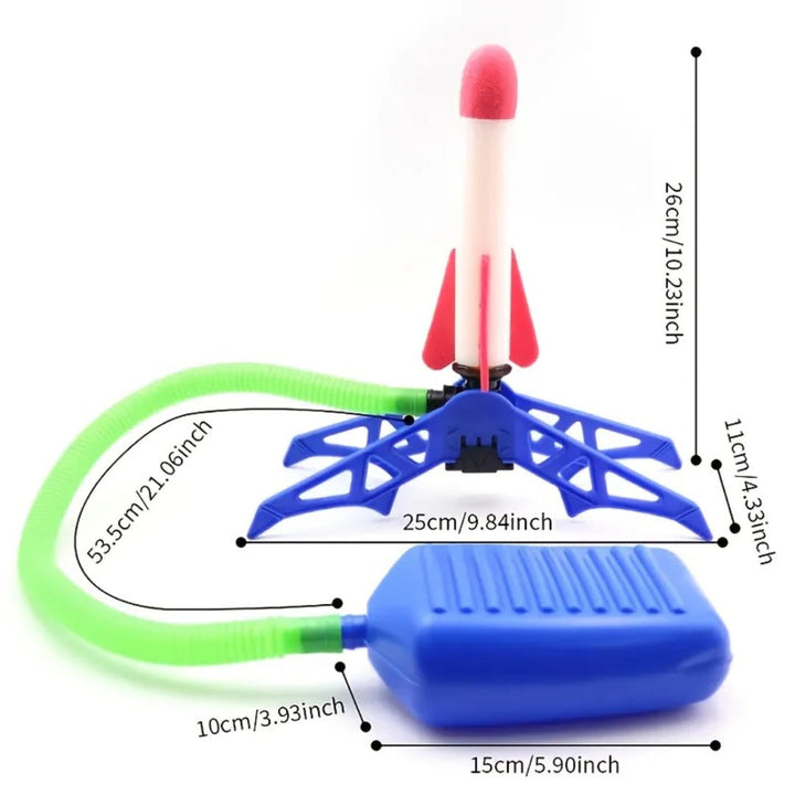 Outdoor Soccer Game Rocket Toy Set