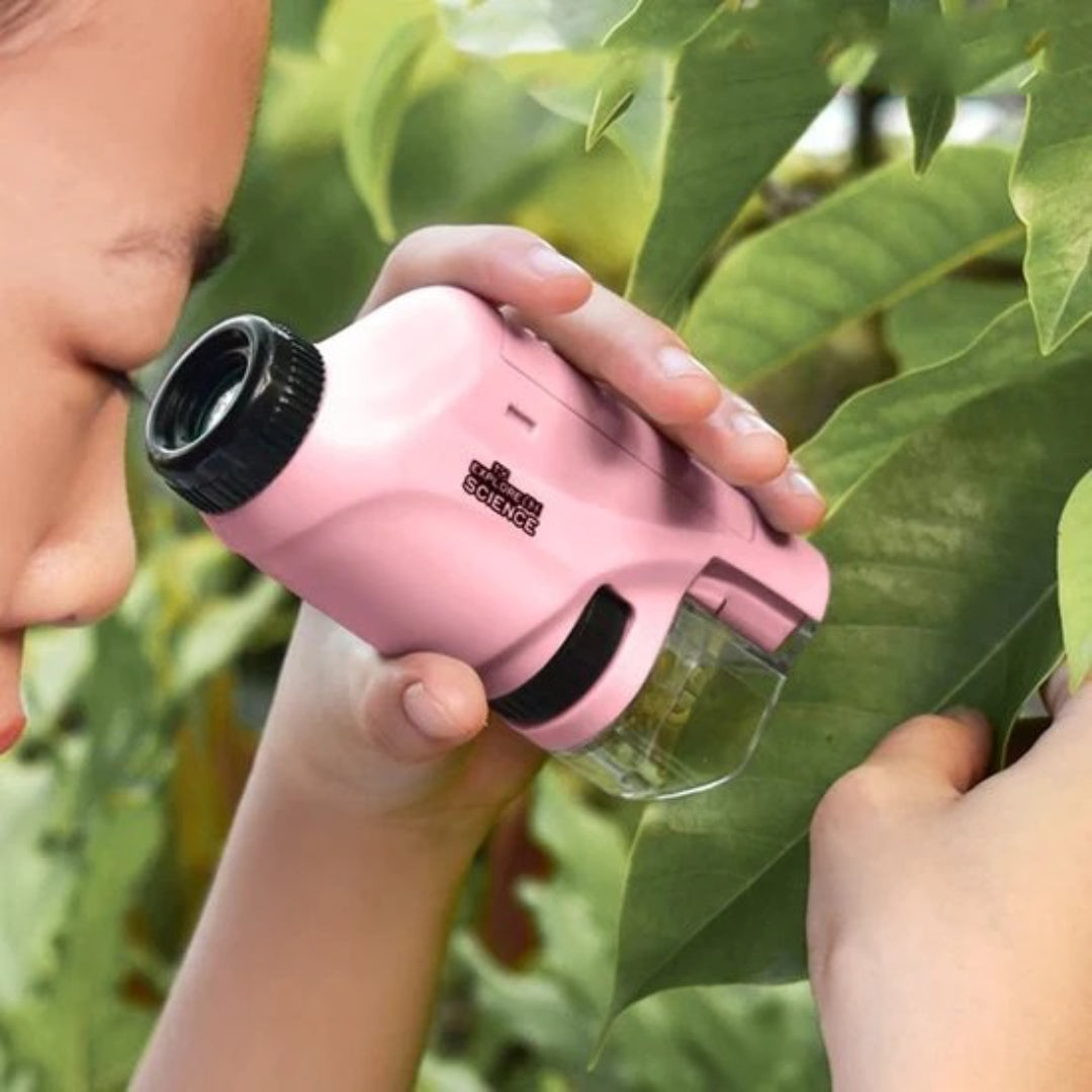 Portable Educational Microscope - 60x to 120x Magnification Science Toy