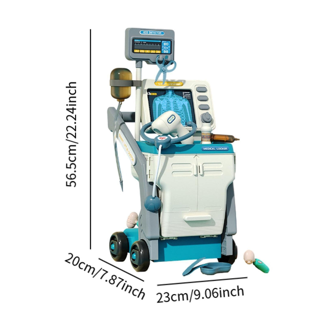 Kids' Toy Medical Cart – Imaginative Role Play Fun