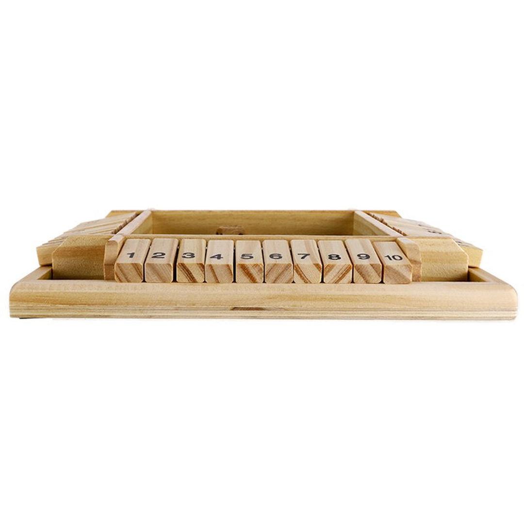 Classic Family Dice Game: Wooden Shut the Box