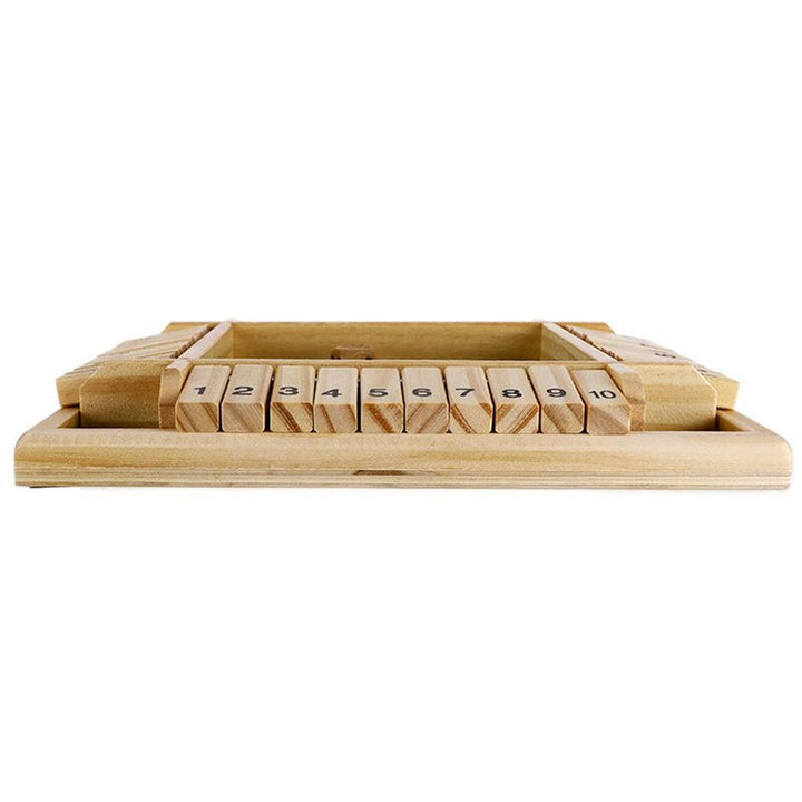 Classic Family Dice Game: Wooden Shut the Box