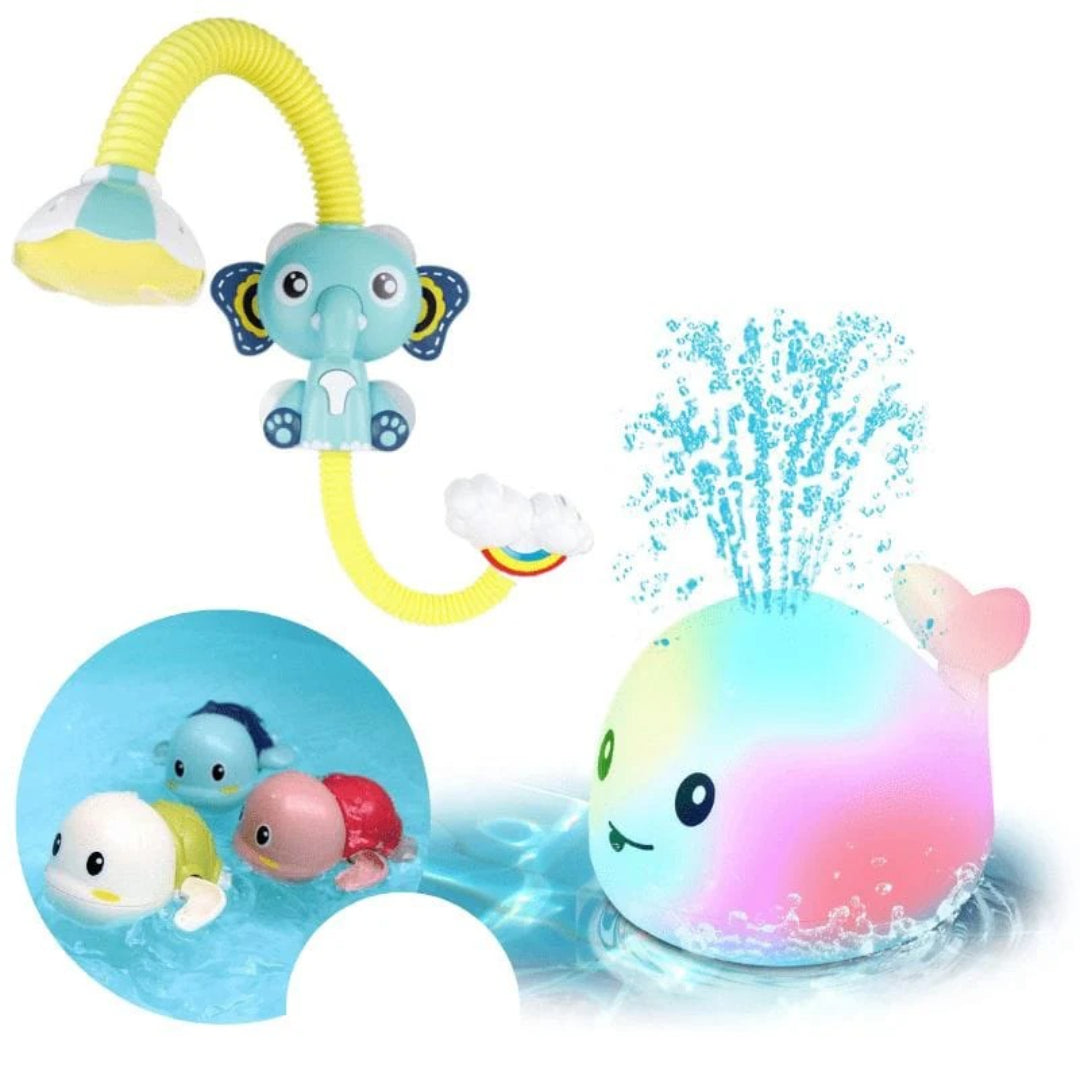 Water-Flowing Bath Elephant Shower Head
