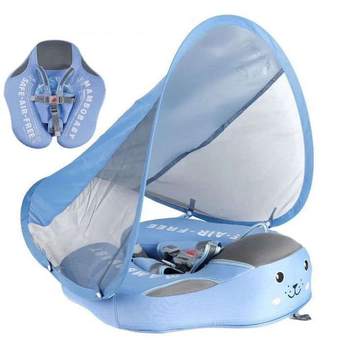 Infant Inflatable Swimming Ring with Safety Harness