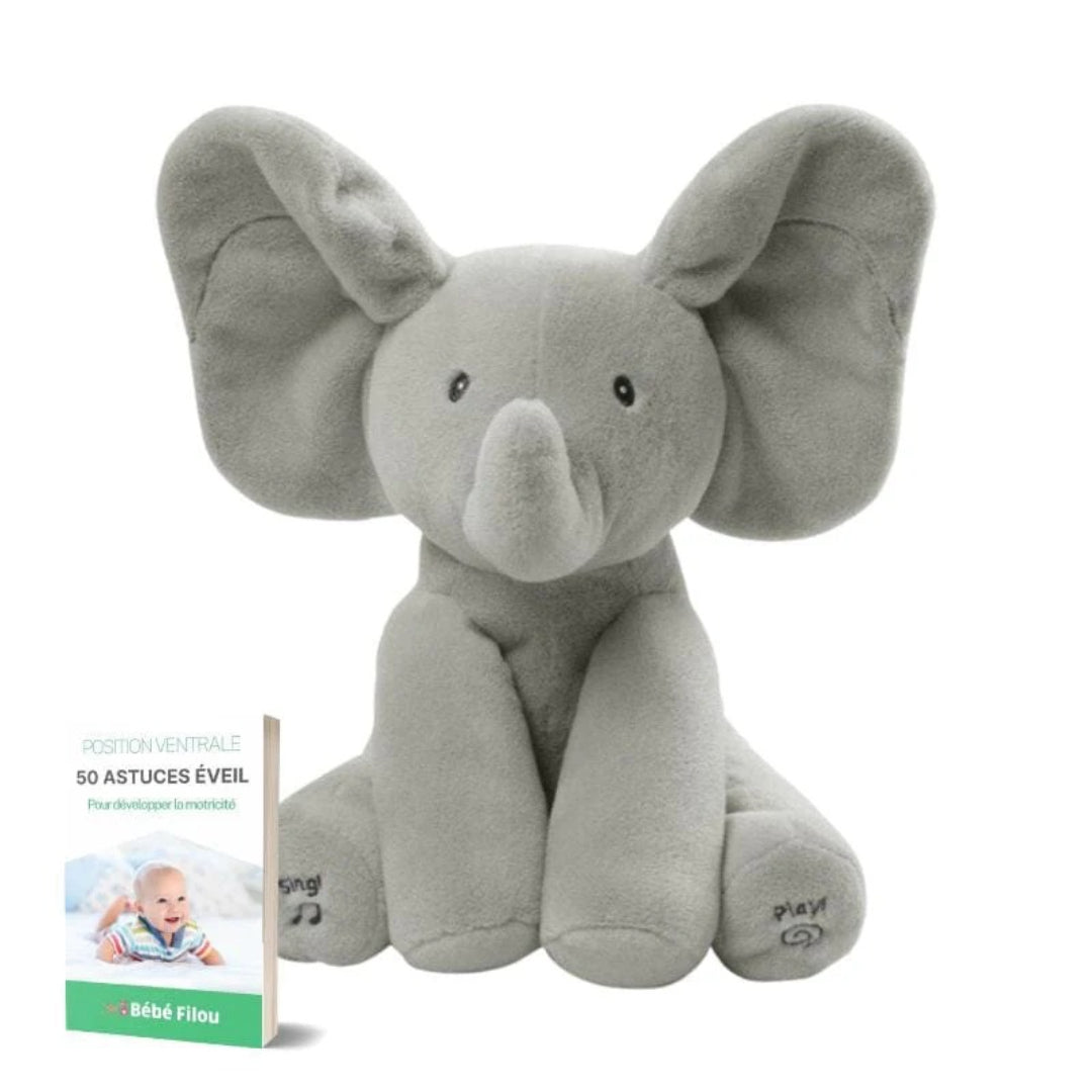 Plush Musical Elephant Hide-and-Seek Toy