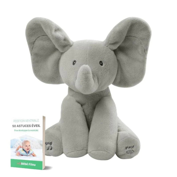 Plush Musical Elephant Hide-and-Seek Toy