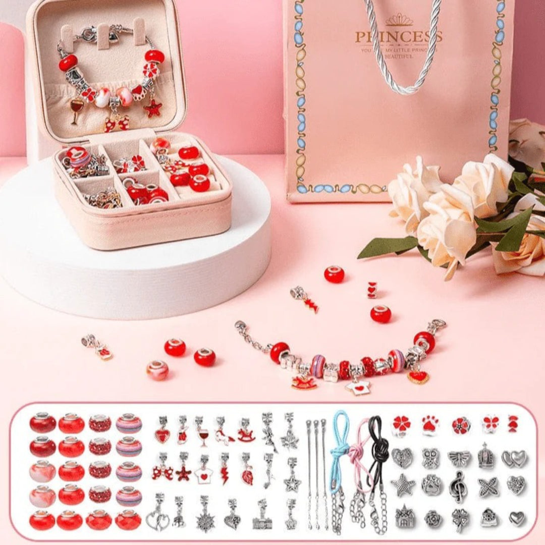 Customizable Bracelet Craft Kit with Storage Box