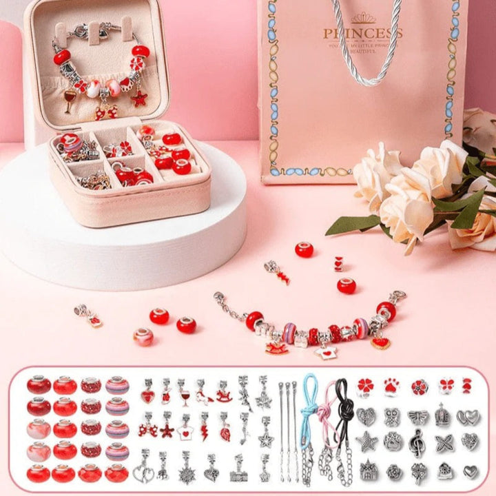 Customizable Bracelet Craft Kit with Storage Box