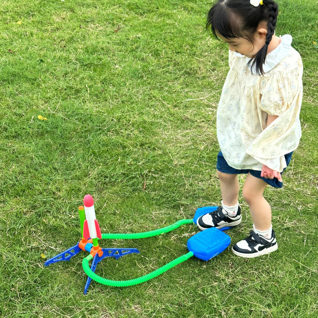 Outdoor Soccer Game Rocket Toy Set
