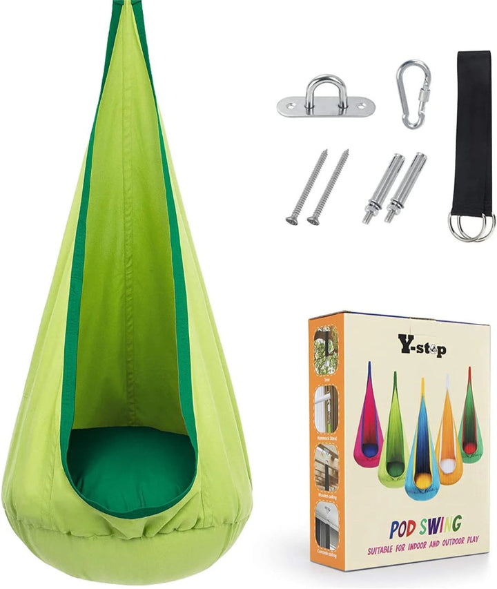 Hammock Chair with Cushion - Versatile Hanging Chair for Indoor and Outdoor Relaxation
