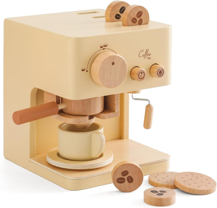 Kids' Wooden Coffee and Tea Play Set – Café Experience