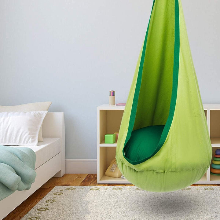 Hammock Chair with Cushion - Versatile Hanging Chair for Indoor and Outdoor Relaxation