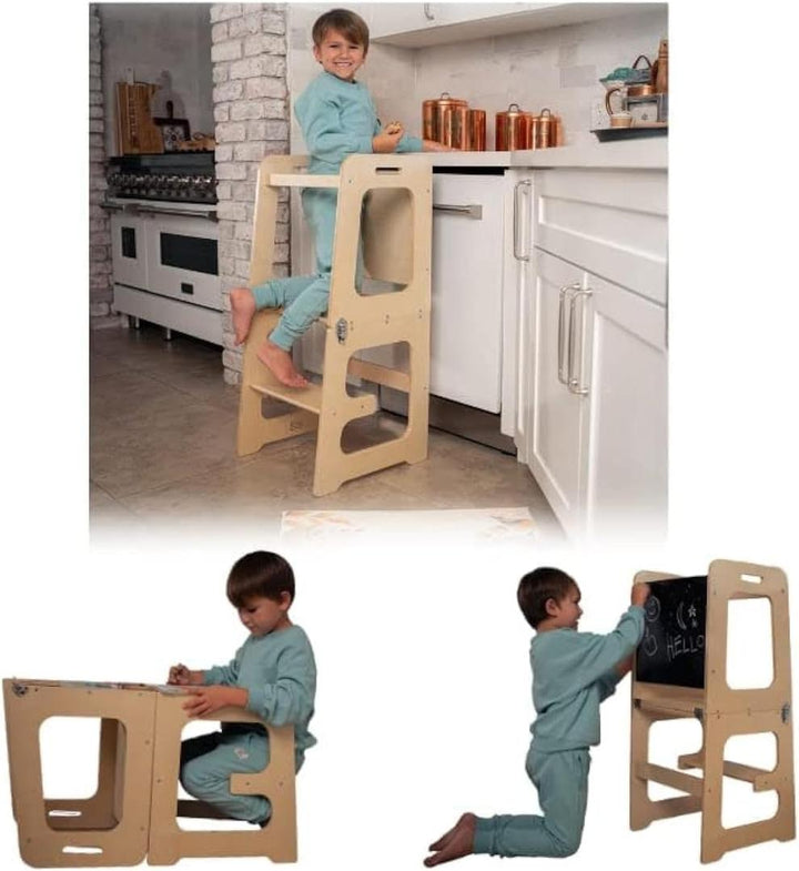 4-in-1 Educational Climbing Tower for Toddlers – Fun and Learning Combined