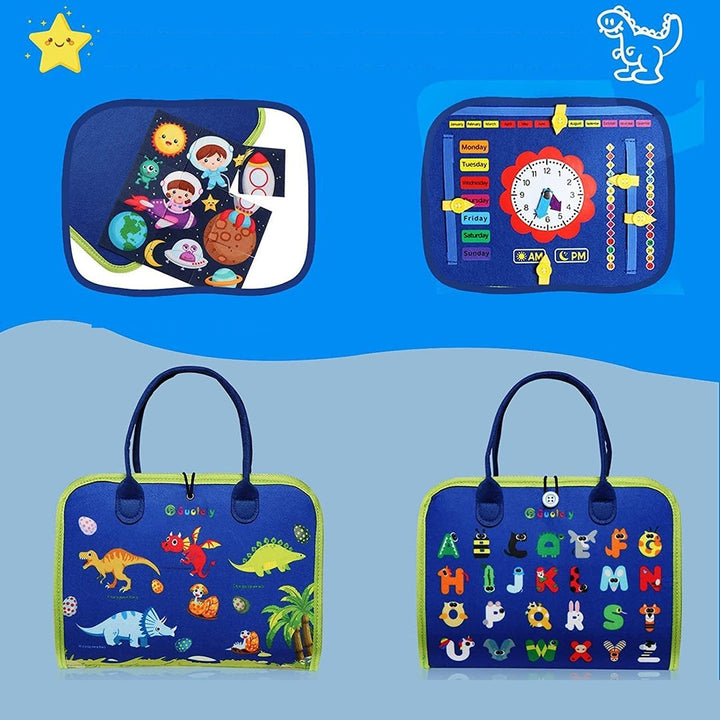 Interactive Soft Sensory Book for Kids – Featuring Touch Elements and Fasteners