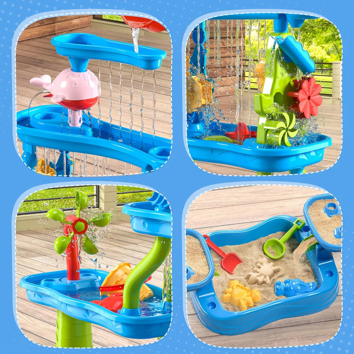 4-Tier Outdoor Sand and Water Activity Table