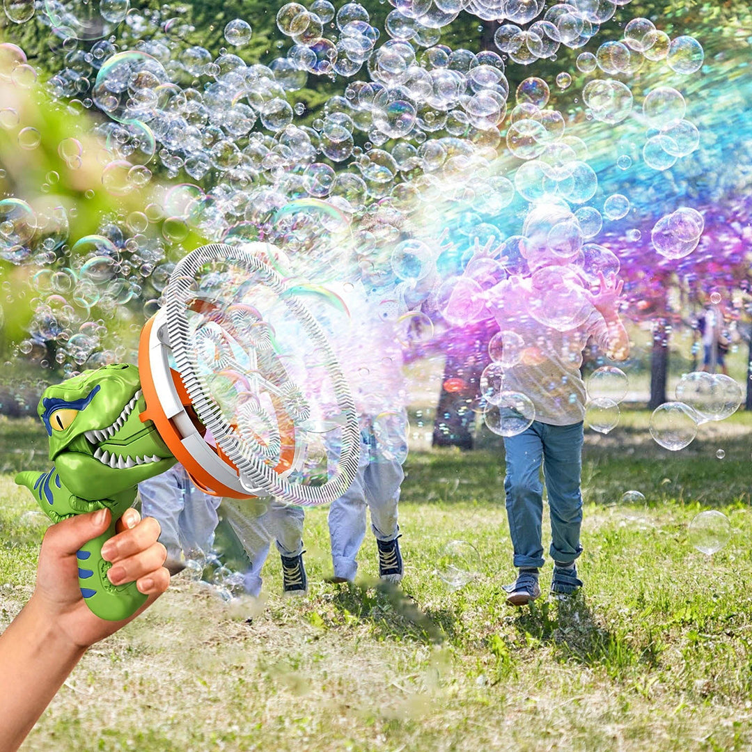 Dinosaur Bubble Blaster – Outdoor Fun for Kids