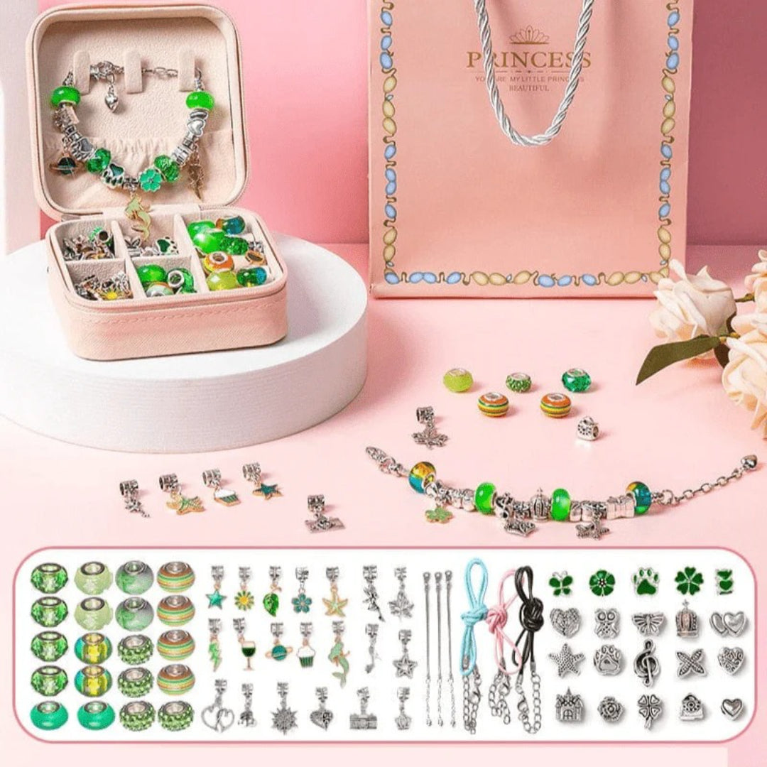 Customizable Bracelet Craft Kit with Storage Box