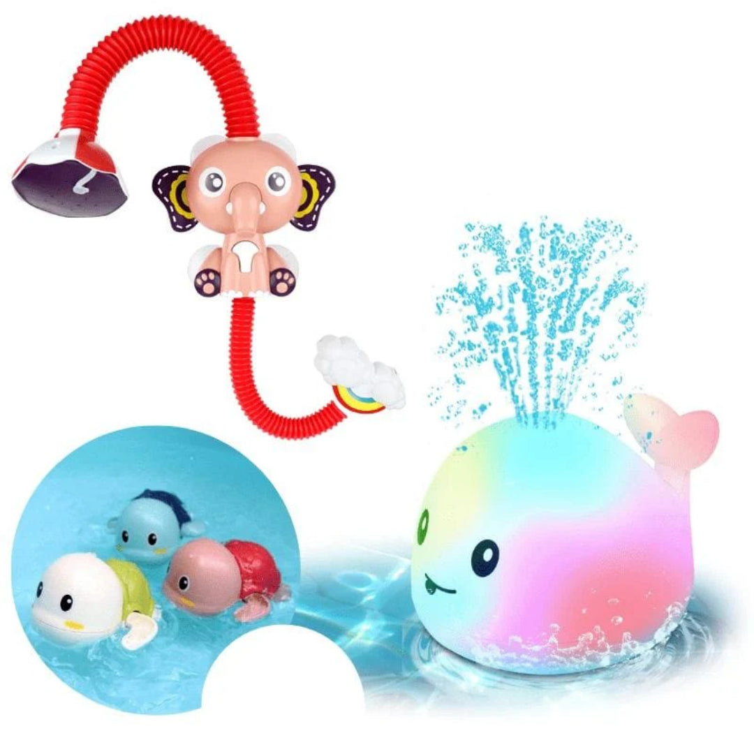 Water-Flowing Bath Elephant Shower Head