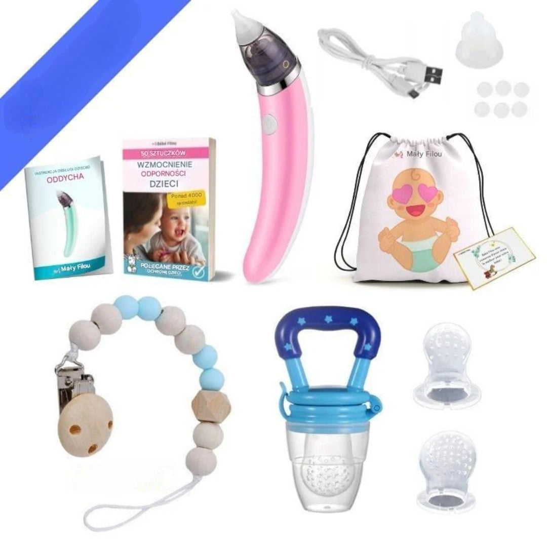 Electric Baby Nasal Aspirator - Gentle Nose Cleaning Device