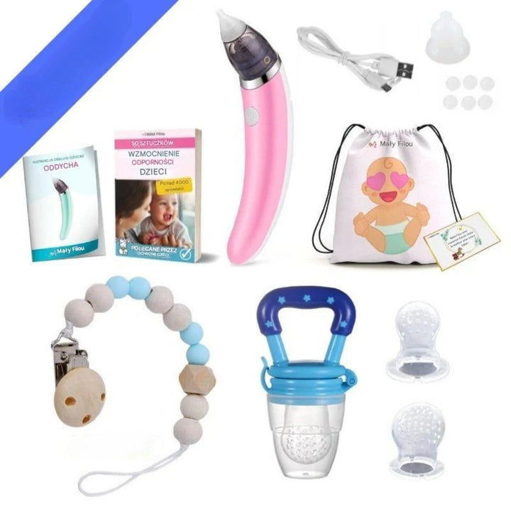Electric Baby Nasal Aspirator - Gentle Nose Cleaning Device
