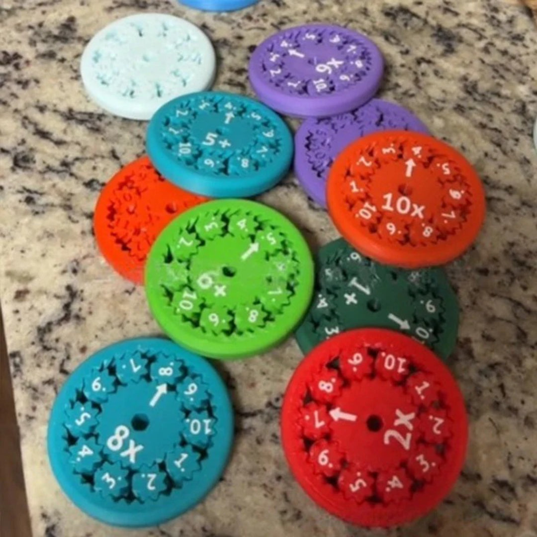 Counting Spinner Set - Educational Math Toy